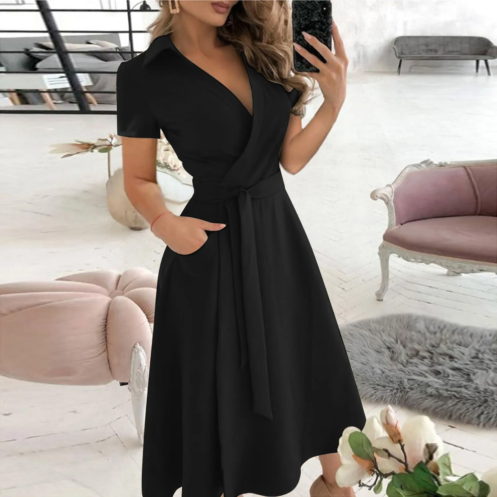Busana musim semi musim panas  - Women'S Red Formal Wear ulasan dan harga