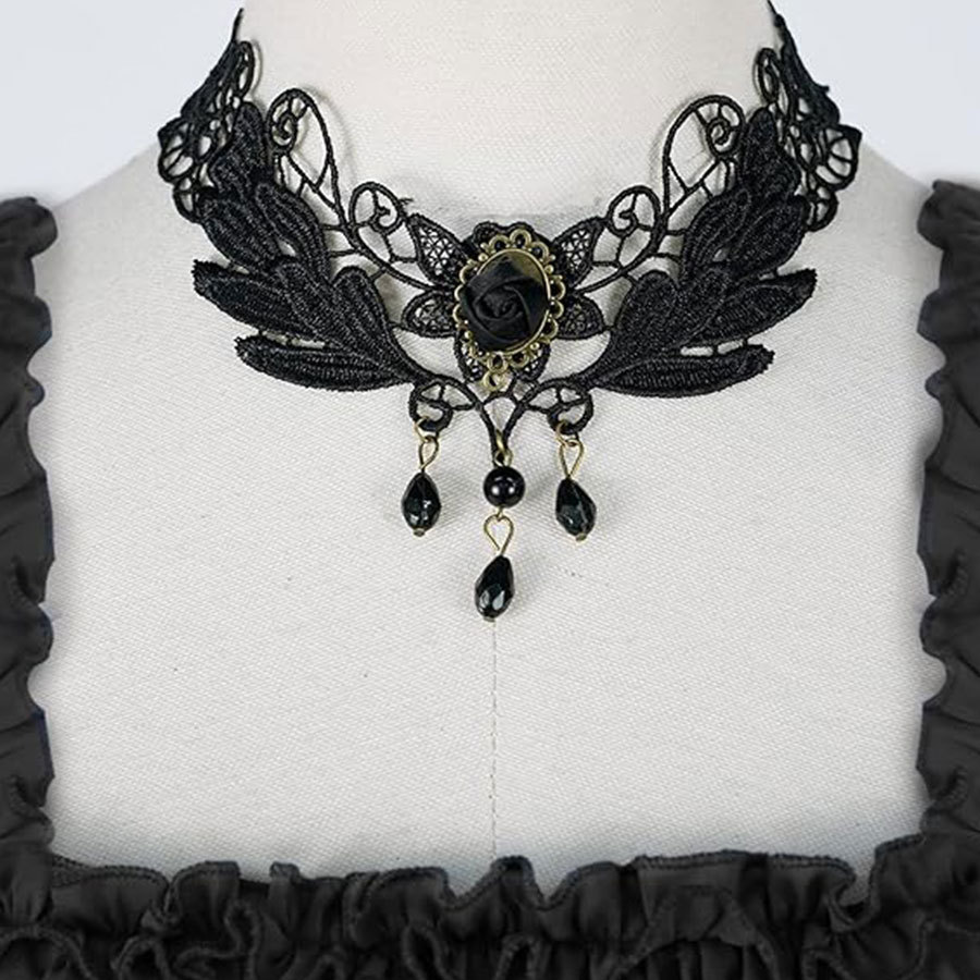 Gaun Korset Gothic Wanita Hita - Midi Dress ulasan dan harga