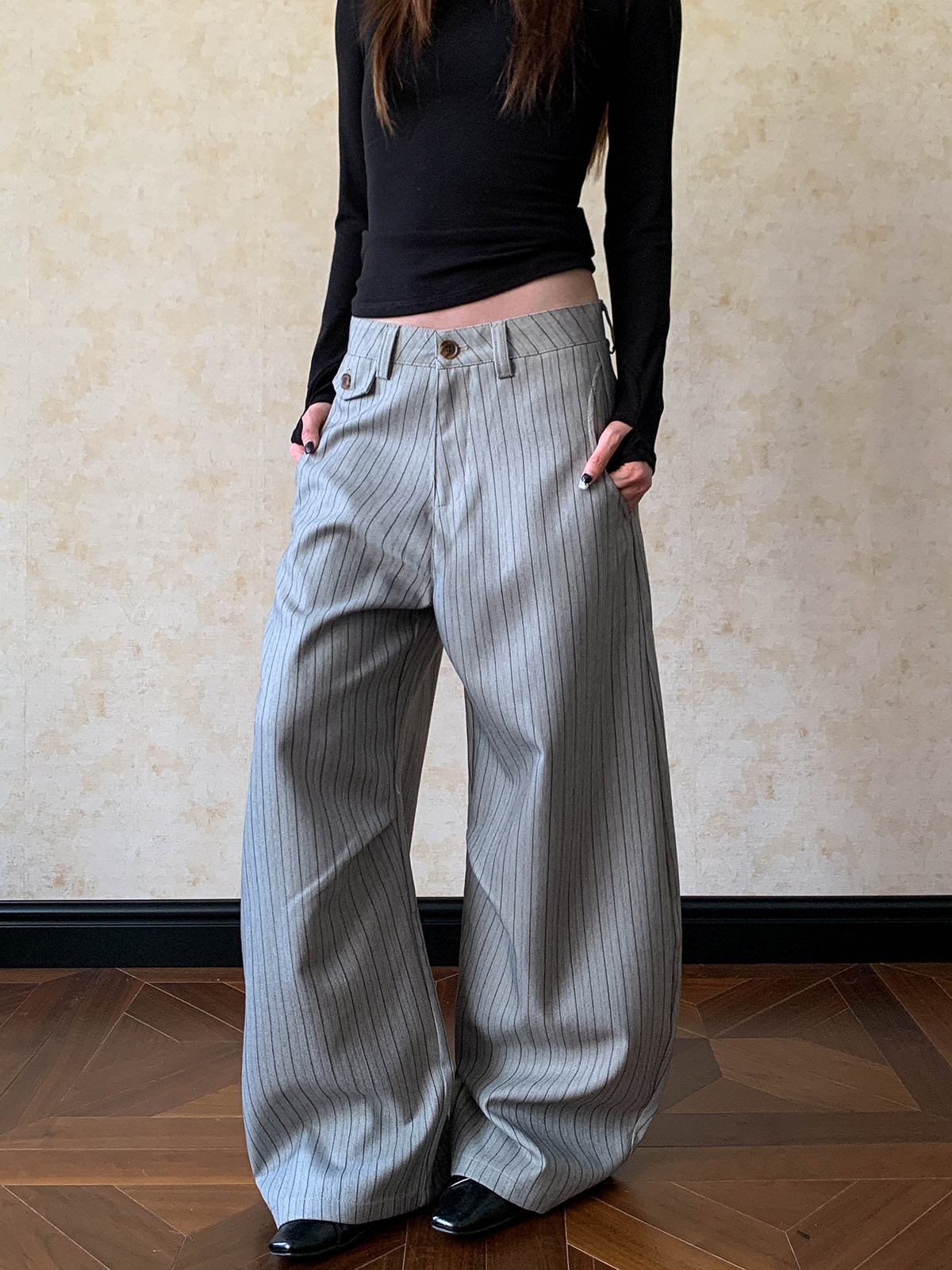 Celana Kasual Kaki Lebar Model - Tailored Trouser Wide ulasan dan harga