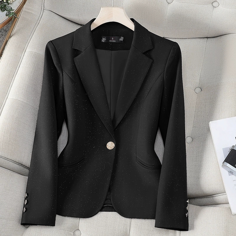 Jaket Blazer Wanita Musim Semi - Women'S Red Formal Wear ulasan dan harga